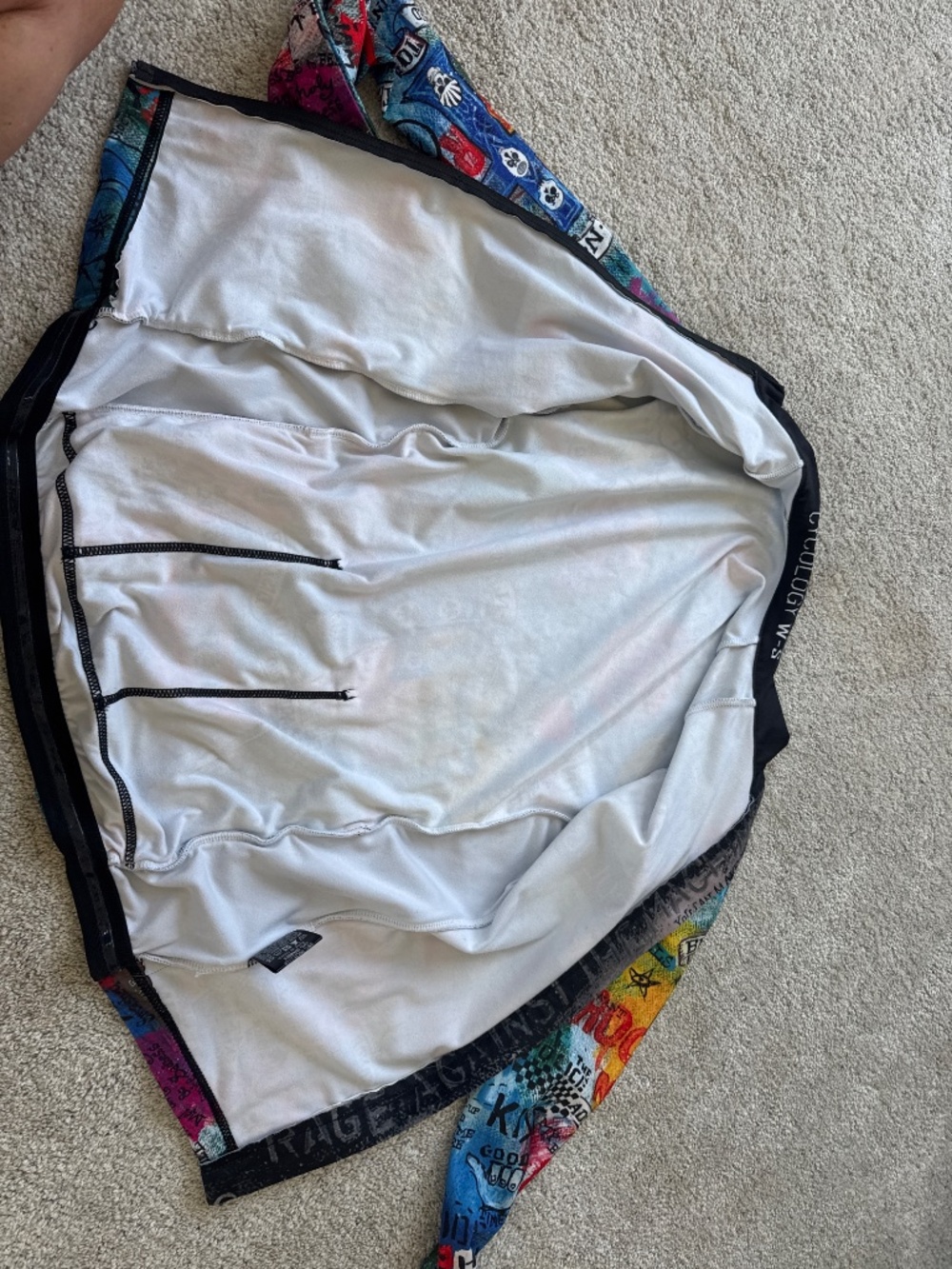 Women’s Cychology, fleece lined long sleeve cycling jersey - Picture 3 of 3